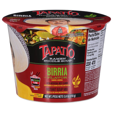 Tapatio Ramen Noodles Soup Birria Flavor
