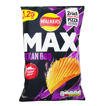 Walkers/Lays Pizza Hut Texas BBQ 70g Bag Wholesale - Case of 24