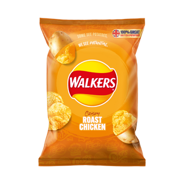 Walkers/Lays Crispy Roast chicken 45g Bag Wholesale - Case of 24