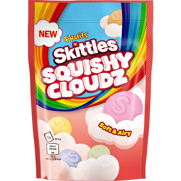 Skittles Squishy clouds 94g Bag Wholesale - Box of 18